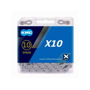 KMC x10 Chain 10 Speed Grey 114L