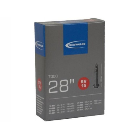Schwalbe Inner Tube SV15  700 x 18-28c Presta