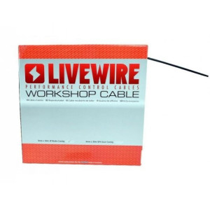 Livewire Outer Brake Cable 5mm x 30m 2P Workshop Box