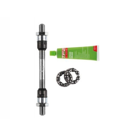 Wedltite Solid Axle 9.5mm x 175mm Inc Bearings and Grease