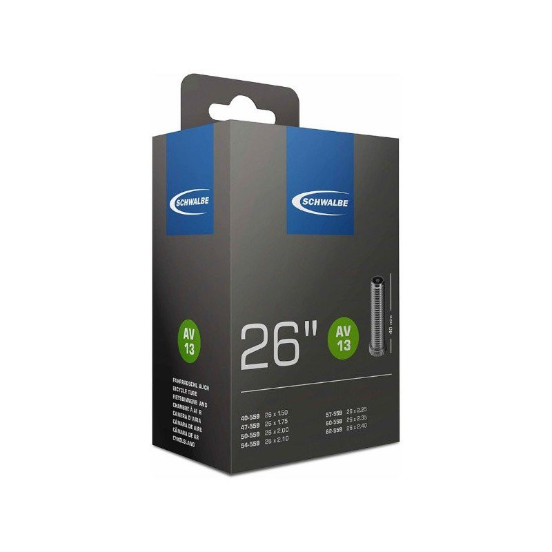 Schwalbe Inner Tube AV13 26 x 1.50-2.40 Schrader
