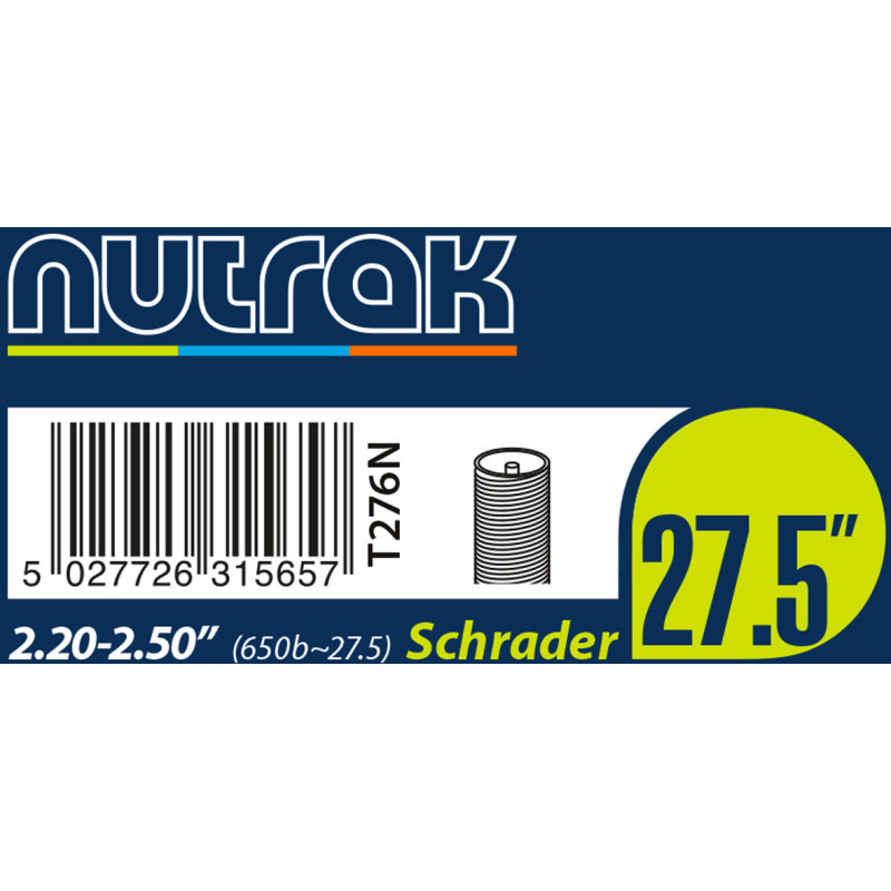 Nutrak Inner Tube 27.5 x 2.2-2.5 (650B) Schrader