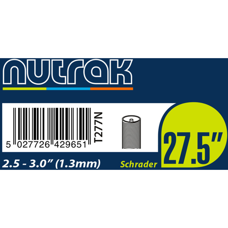 Nutrak Inner Tube 27.5 x 2.5-3.0 (650B) Schrader