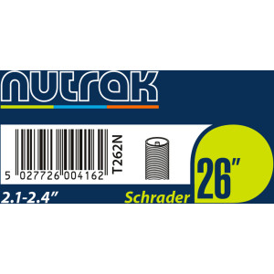 Nutrak Inner Tube 26 x 2.1-2.4 Schrader