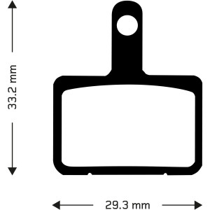 Aztec Organic Disc Brake Pads for Shimano Deore M515 / M525 / M575 / TRP / Promax