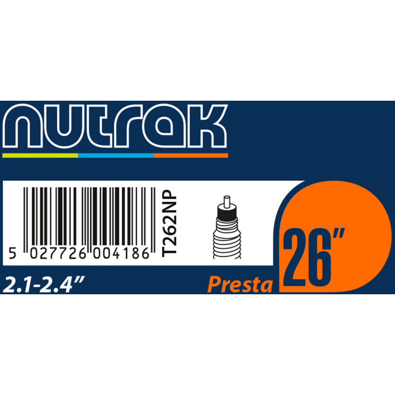 Nutrak Inner Tube 26 x 2.1-2.4 Presta