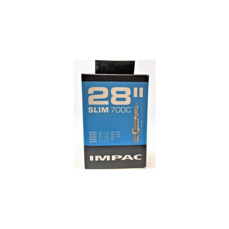 Impac Inner Tube Slim 700 x 28-32c 27 x 1 1/4 PV