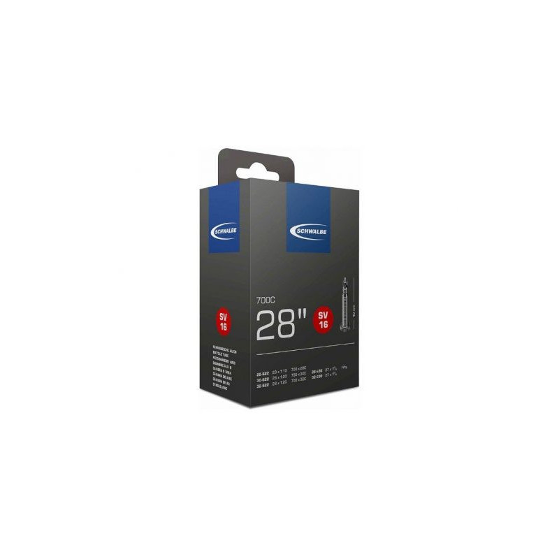 Schwalbe Inner Tube SV16 700 x 28-32 & 27 x 1 1/4 Presta