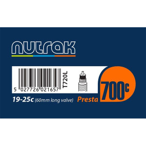 Nutrak Inner Tube 700 x 19-25C Presta 60mm