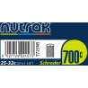 Nutrak Inner Tube 700 x 25-32C & 27 x 1 1/4 Schrada
