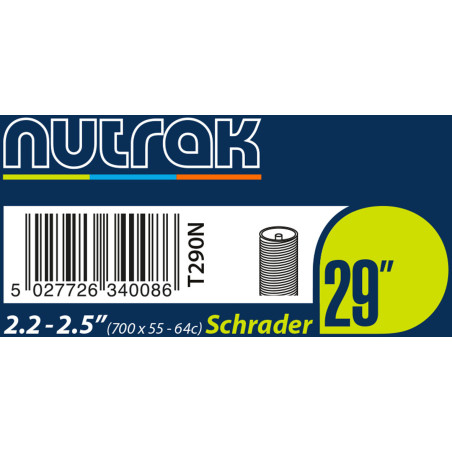 Nutrak Inner Tube 29 x 2.2-2.5 Schrader