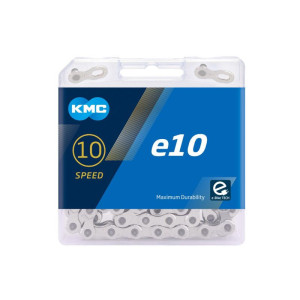 KMC e10 E-Bike Chain 10 Speed Silver 122L