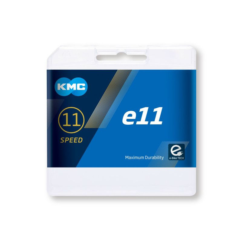 KMC e11 E-Bike Chain 11 Speed Silver 122L