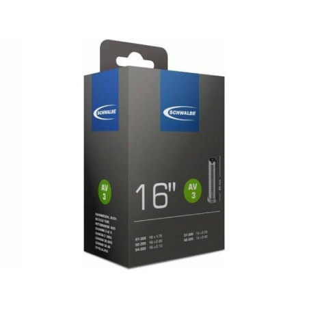 Schwalbe Inner Tube AV3 16 x 1.75-2.40 Schrader